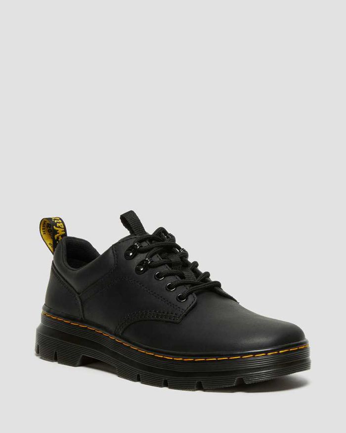 Dr Martens Oxfords Herre Svart Reeder Wyoming Læder Utility 1697YOLQV